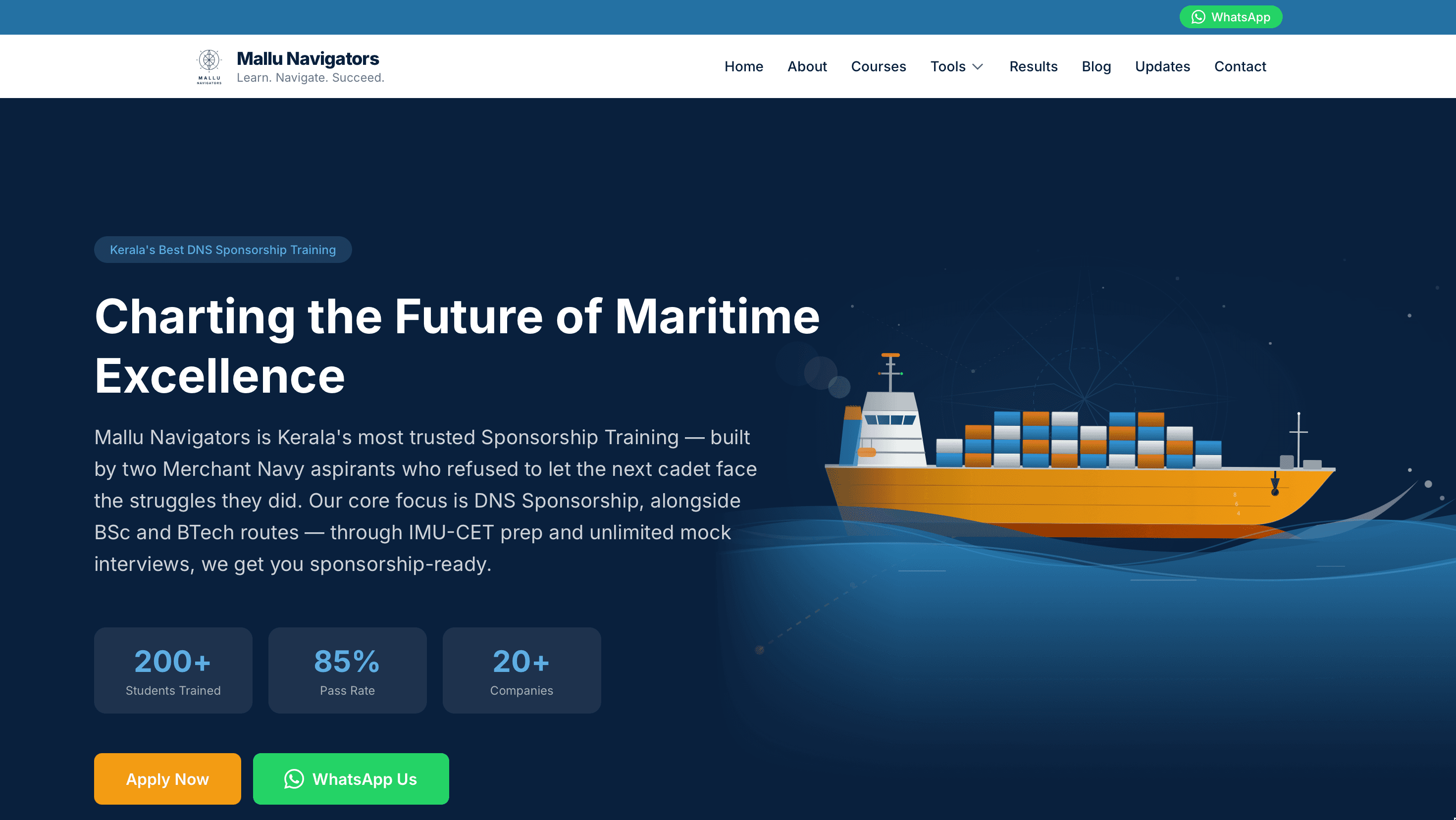 Mallu Navigators | Merchant Navy Coaching Platform
